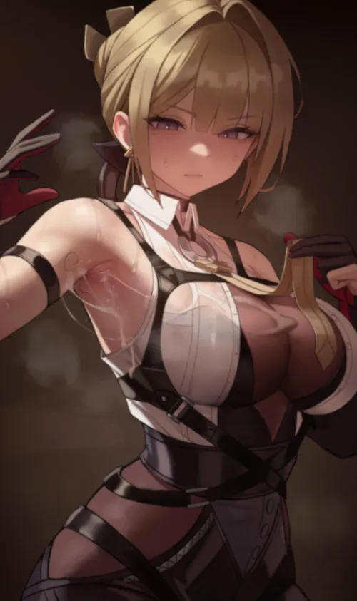 Evelyn needs a deep clean [Zenless Zone Zero] (Hyuk)