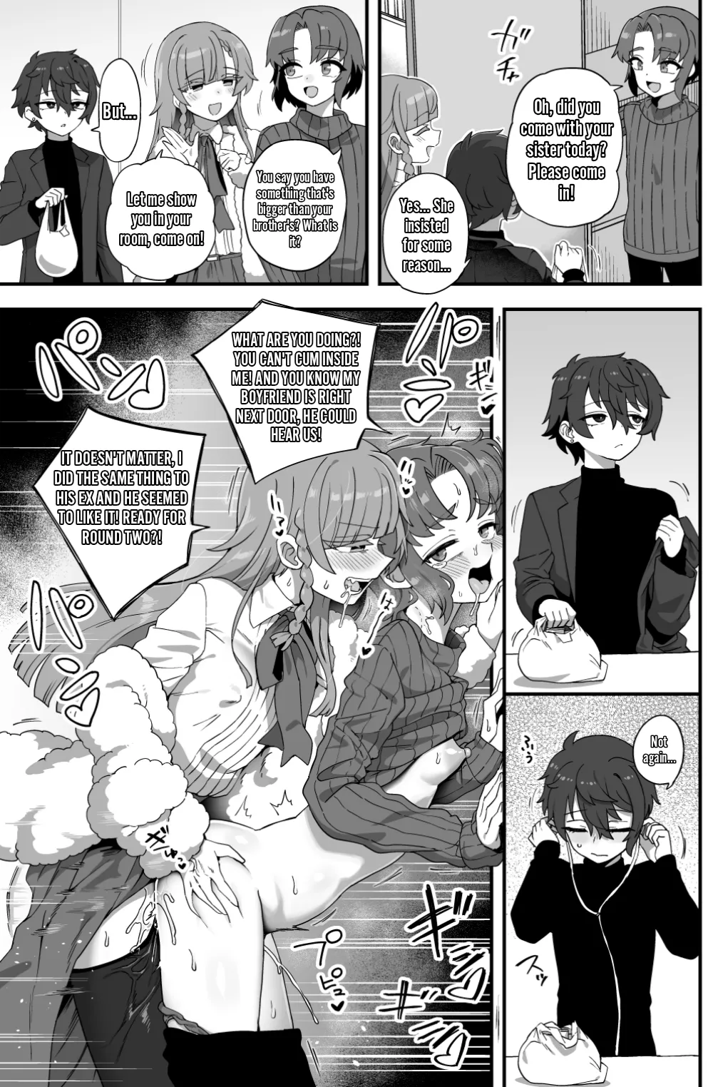 Futa on female NTR - Caption. Artist: @etori114 on twitter