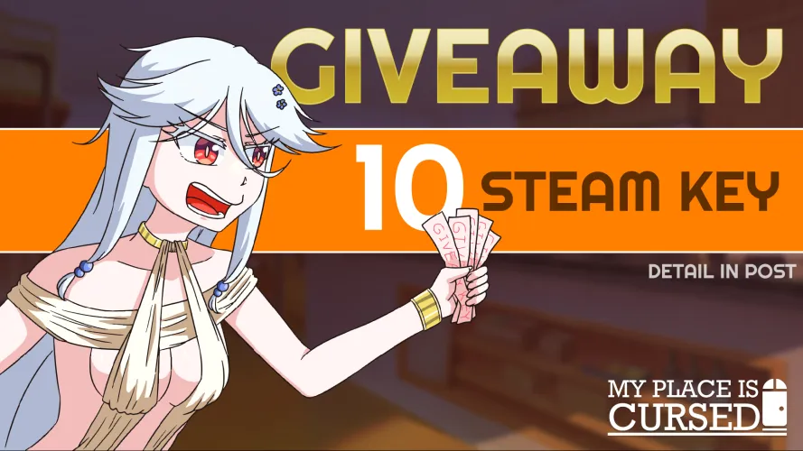 🔞 Giveaway: MY PLACE IS CURSED – Adult / NSFW Game (10 Steam Keys)
