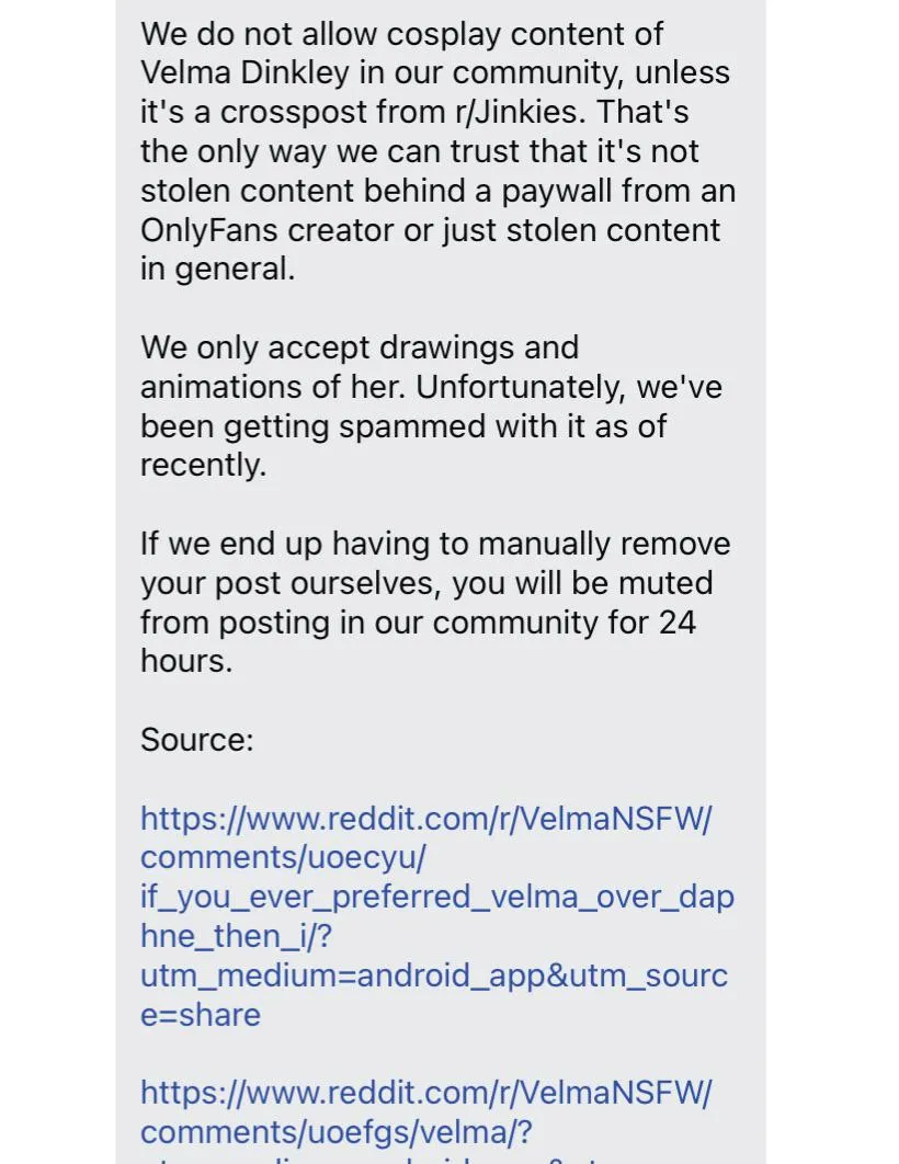 If you get messaged to remove your post then REPORT it to modmail ‼️ more info in comments
