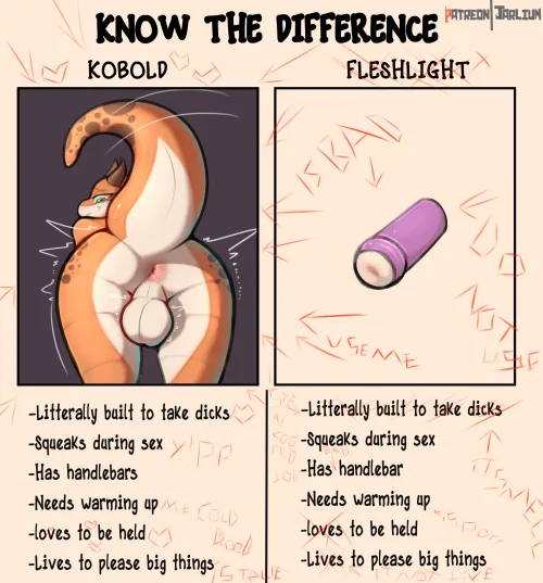 Know the difference (jarlium)