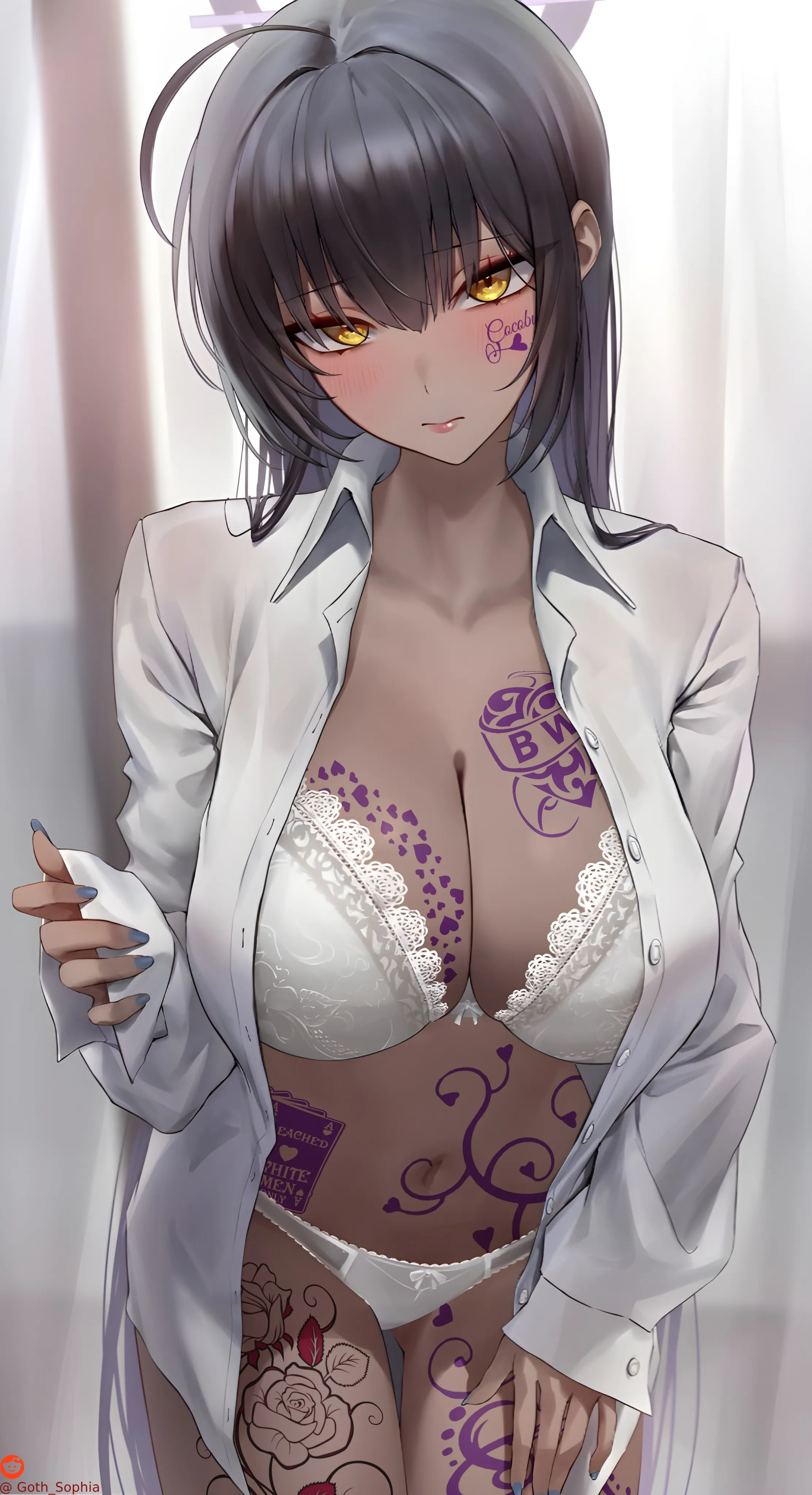 Shy but oh so very needy for the thing that makes her heart tremble~