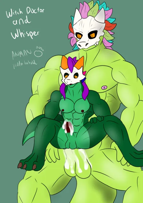 Witch doctor and his assistance