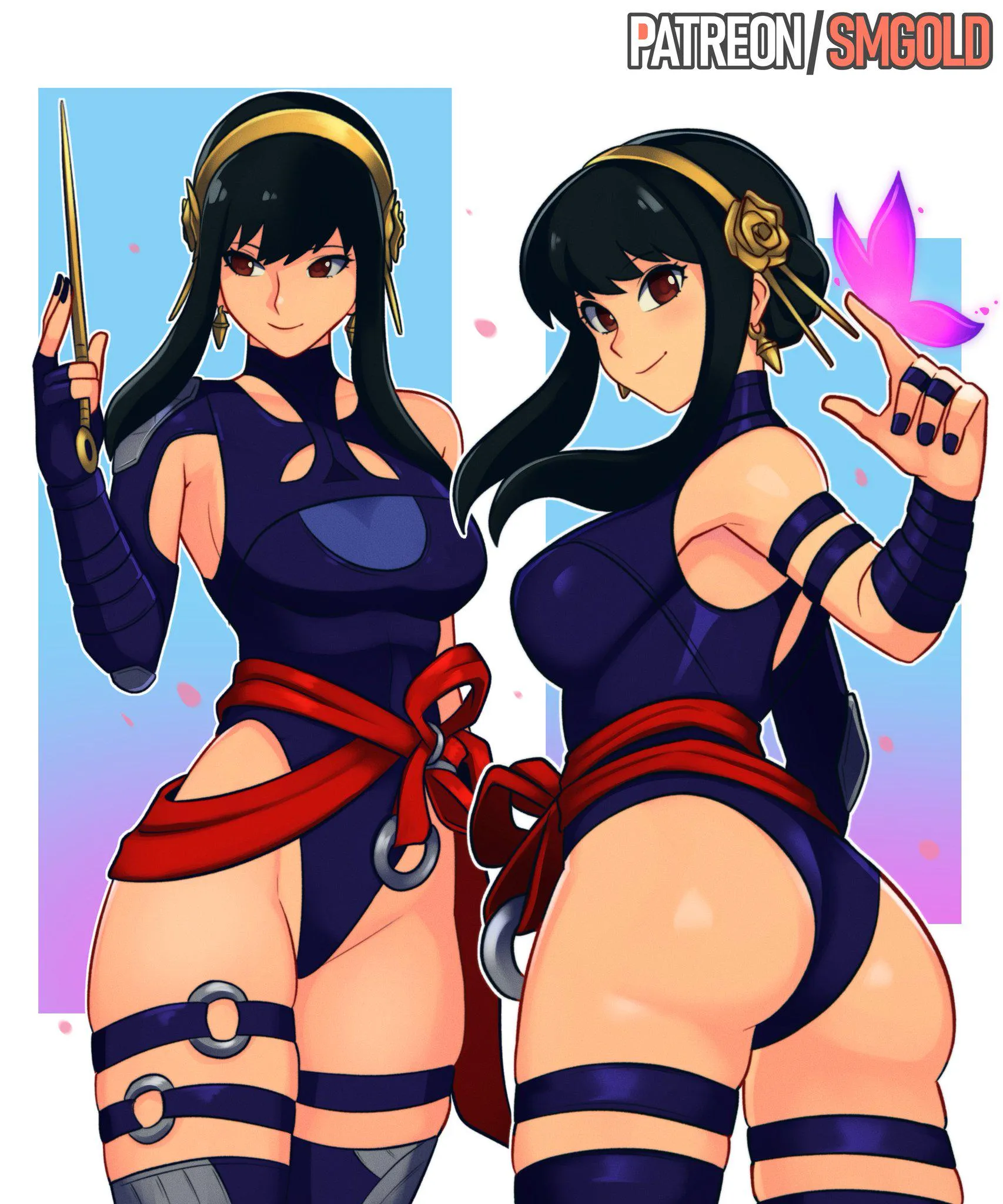 Yor Forger x Psylocke (@SMGold_)