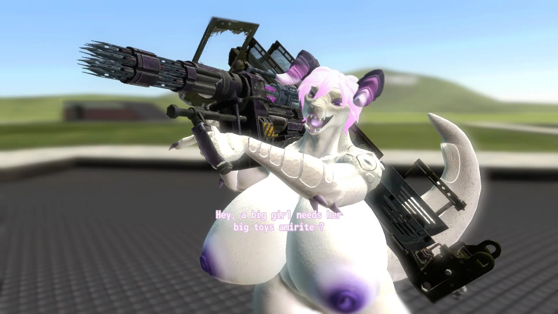 Also on getting bored today; decided to also create Rex's second weapon she has after Esther.