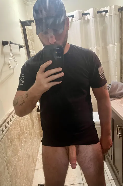 Bend over in front of the mirror. PM’s welcome