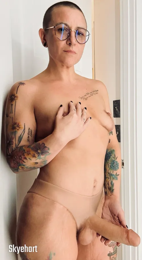 Do you think you could take every inch of this cock? I’d like you to try.