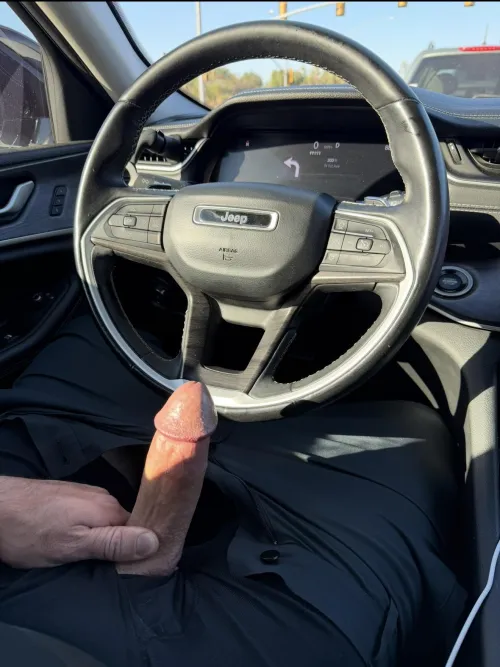 Freshly waxed and oiled. Had to pull it out at the stoplight.