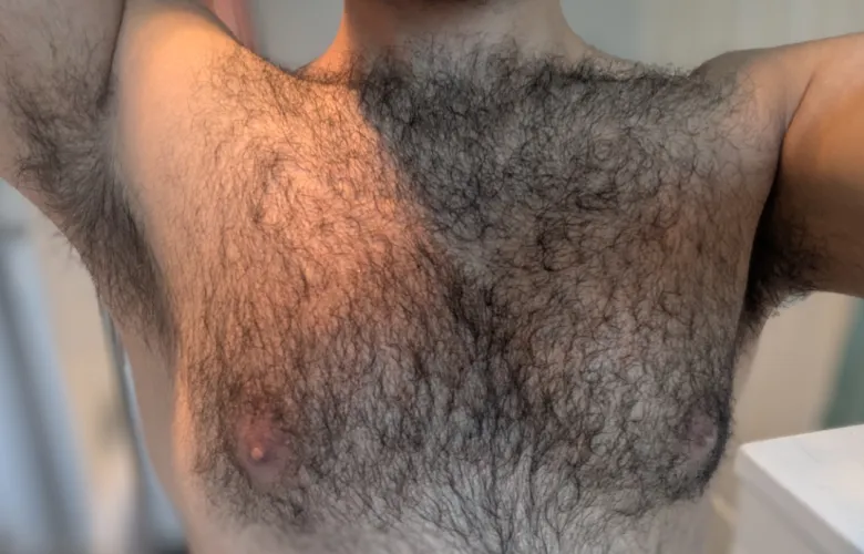 got a good workout done, now I'm all sweaty