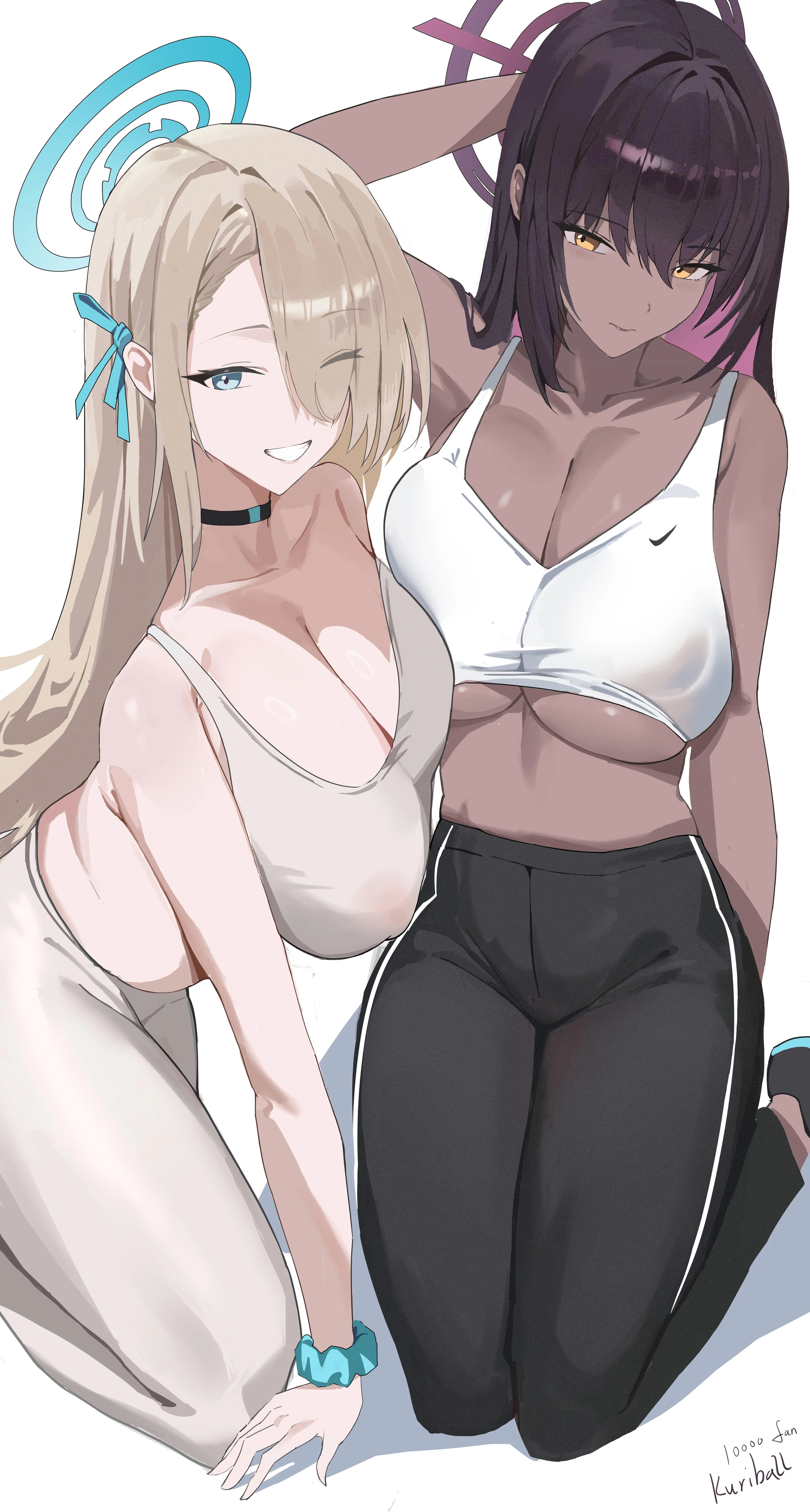 Gym Asuna and Karin (kuriball)