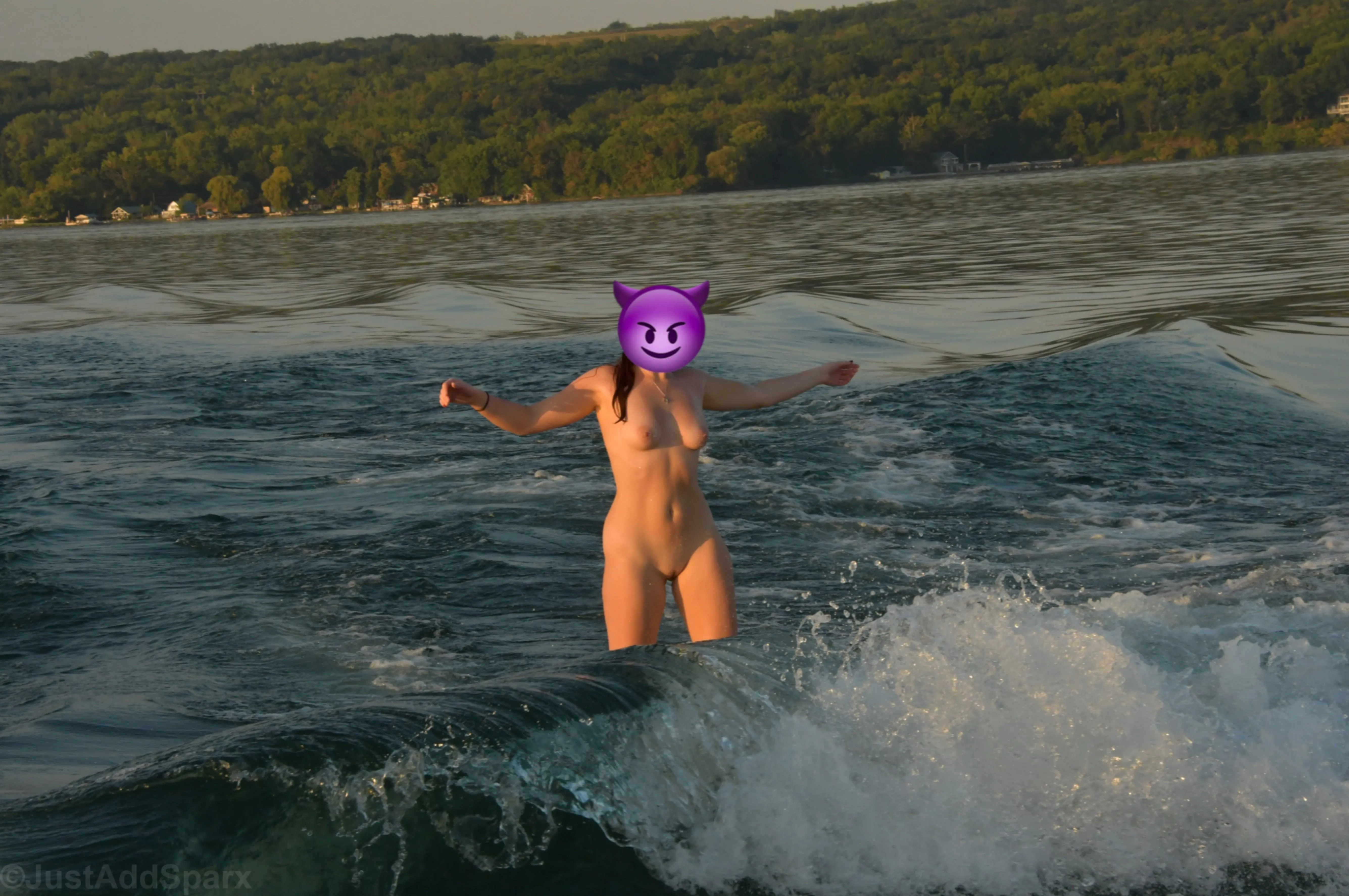 I hope you like the view as a sink on my surfboard