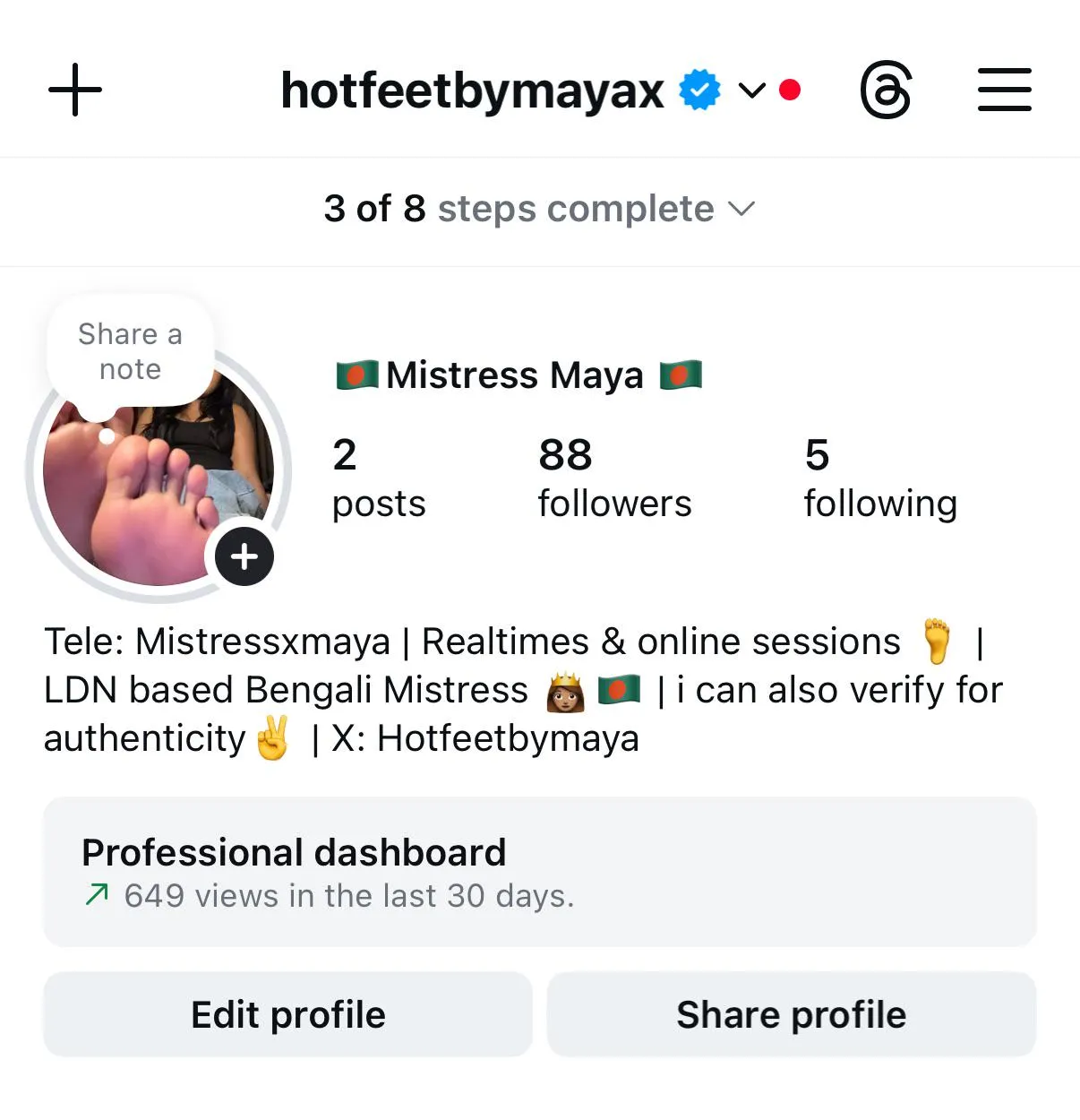 My only feet page in ig!