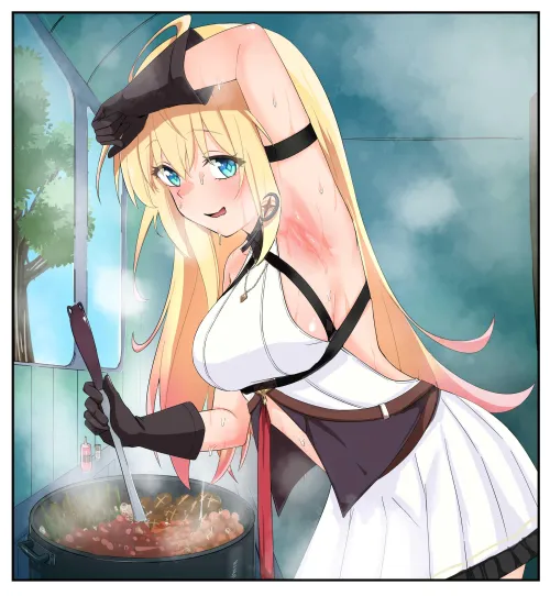 Noya is cooking (plastic_GOMI) [Stella Sora]