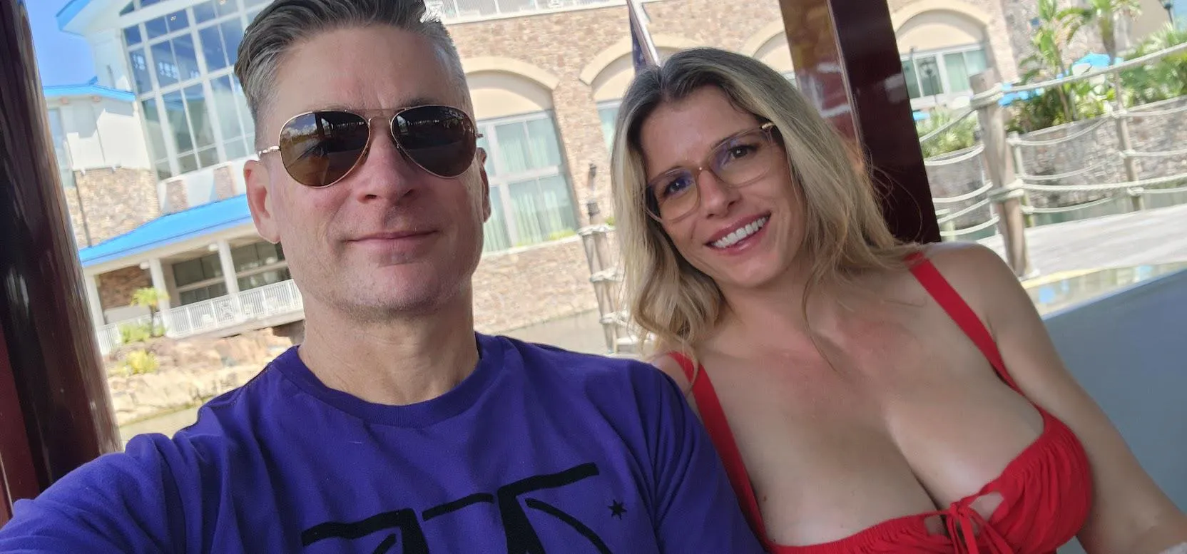 Power couple and Cory's enhancements look spectacular too.