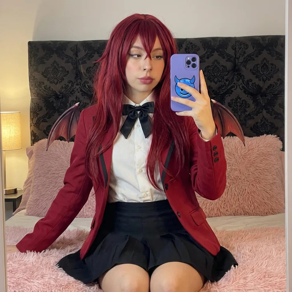 Rias Gremory cosplay from Highschool DxD (Gracie Miller)