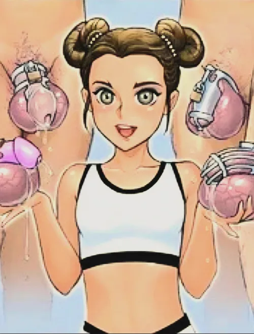 She only loves caged cocks