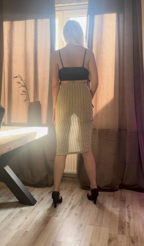 The light was perfect