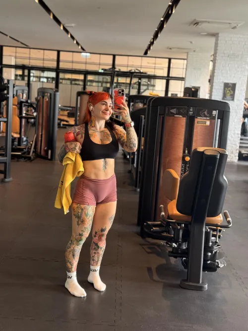 Was a sweaty workout today 💦