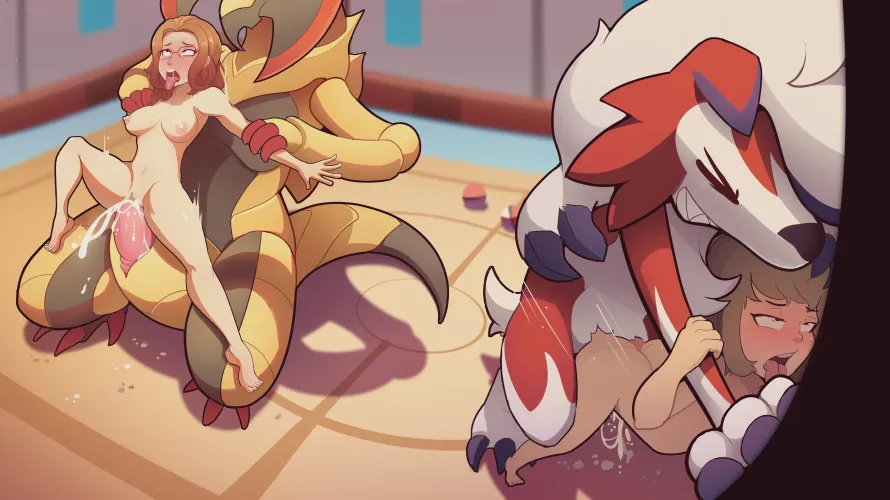 At this Pokemon gym they test your stamina. I've already gone ten times yet I can't seem to pass (a5wagyu)