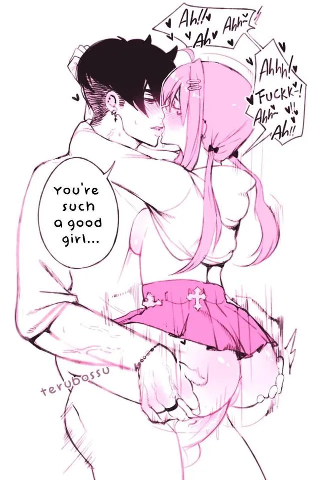 Carrying her like the princess she is and calling her a good girl all while having her bounce on my cock like a slut