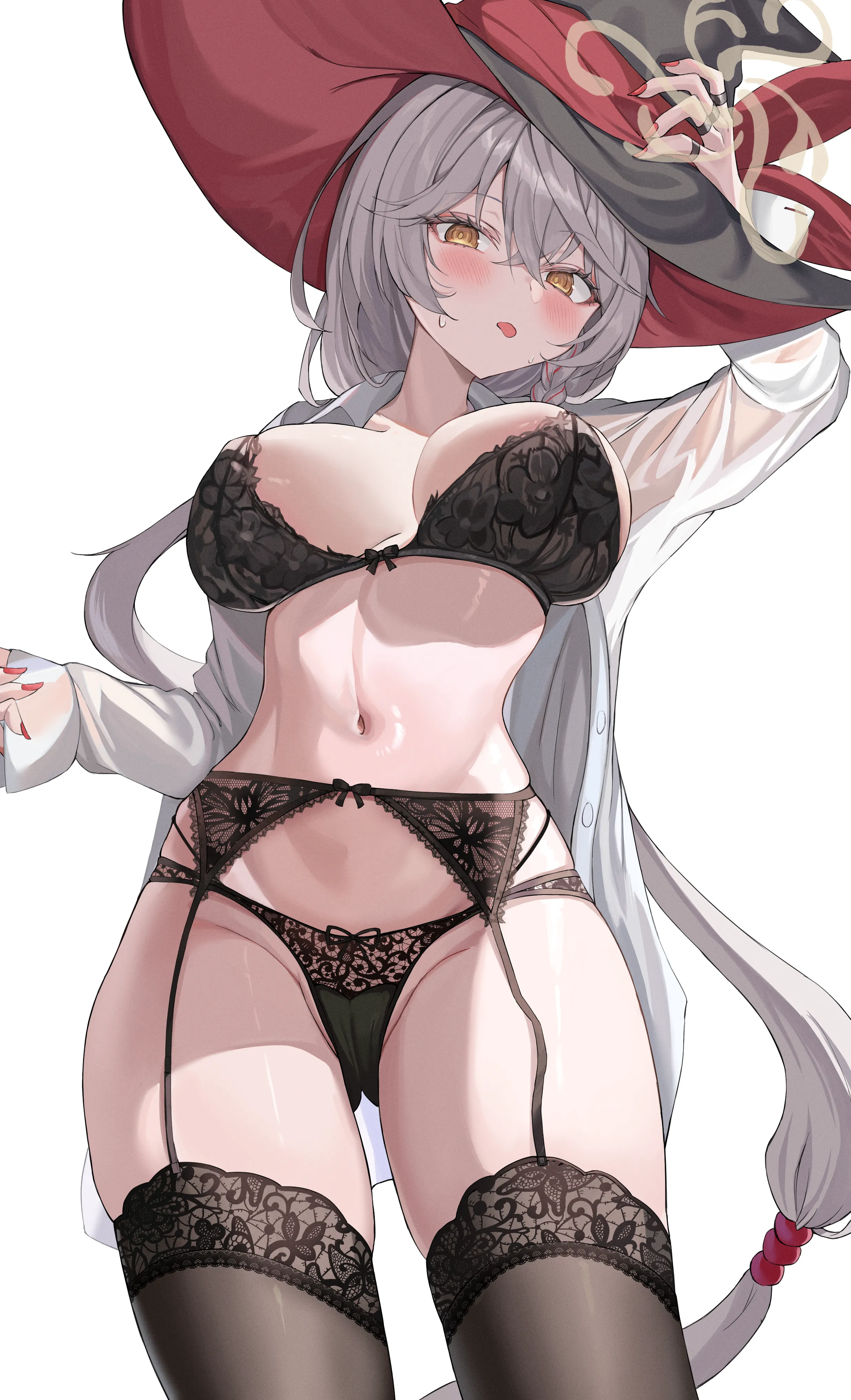 Eri teasing in lingerie