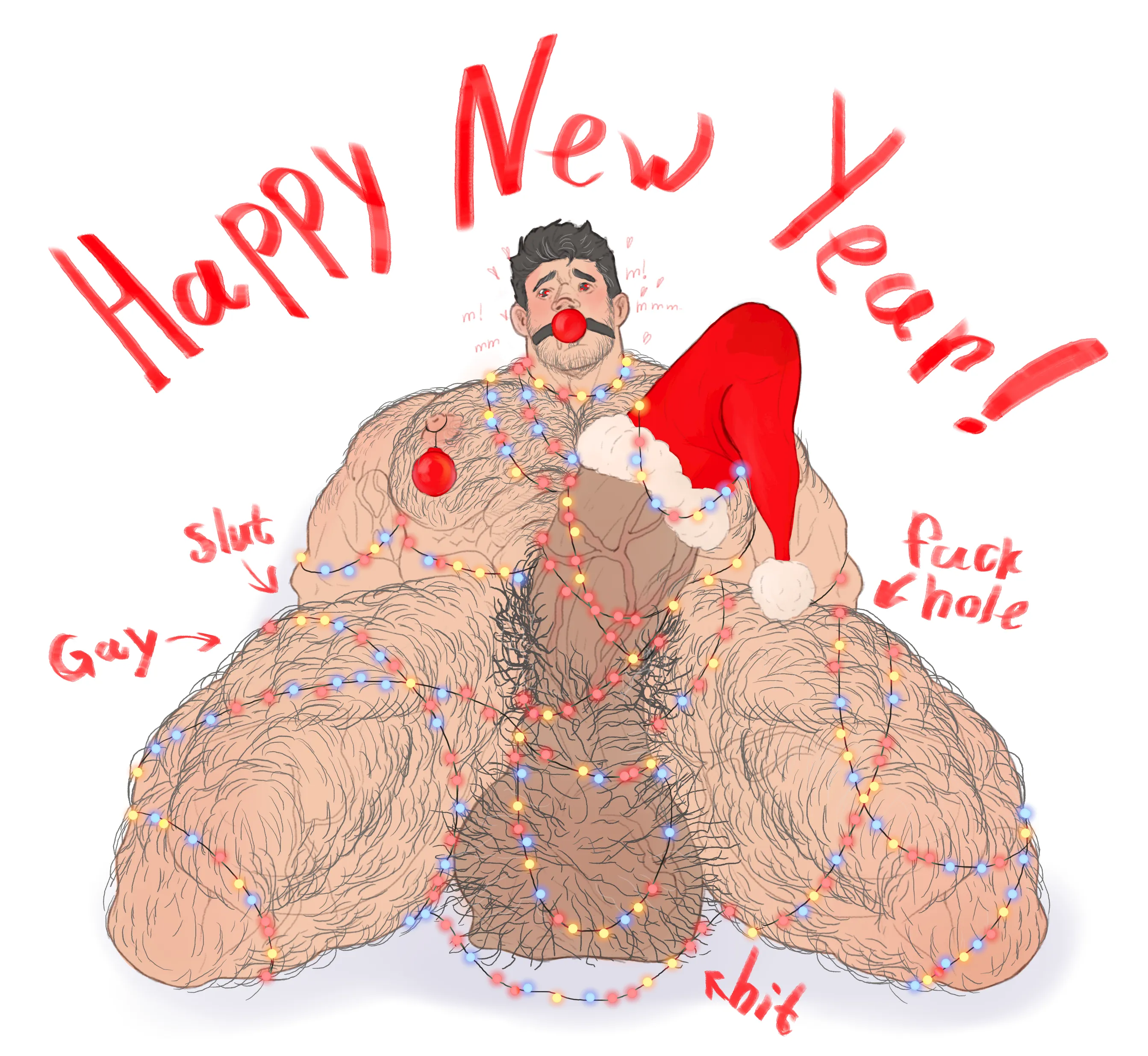 Happy New Year!
And here's a gift for you: this hairy hunk!