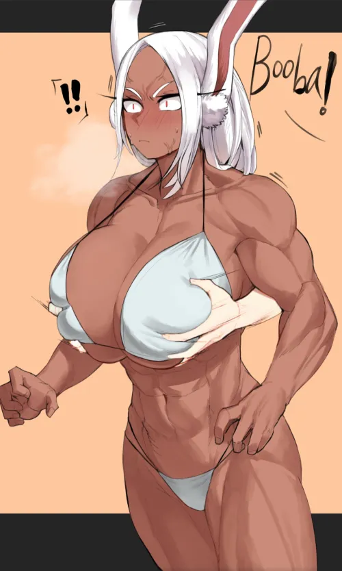 Mirko groped edit | Original art by Badasengsu