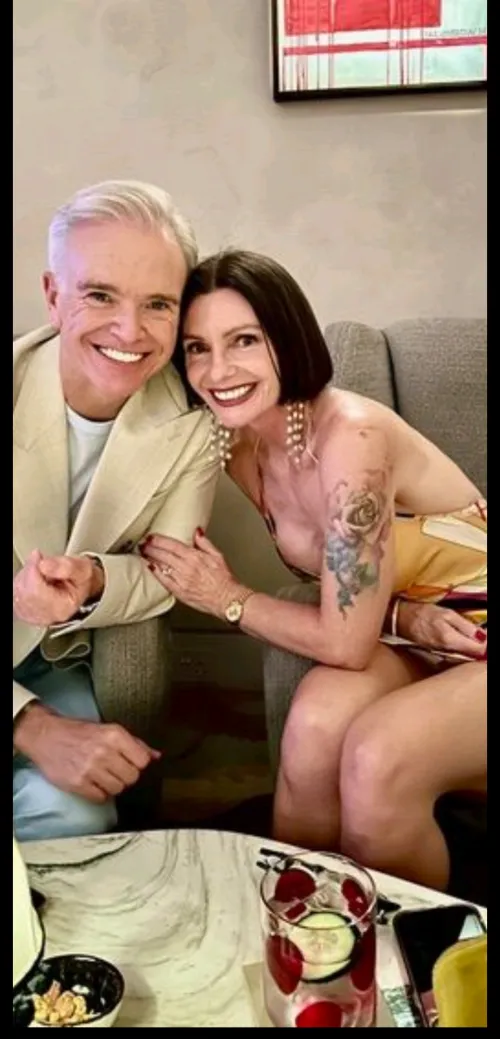 Successful businessman posts for his anniversary. You can see the ripples from space.