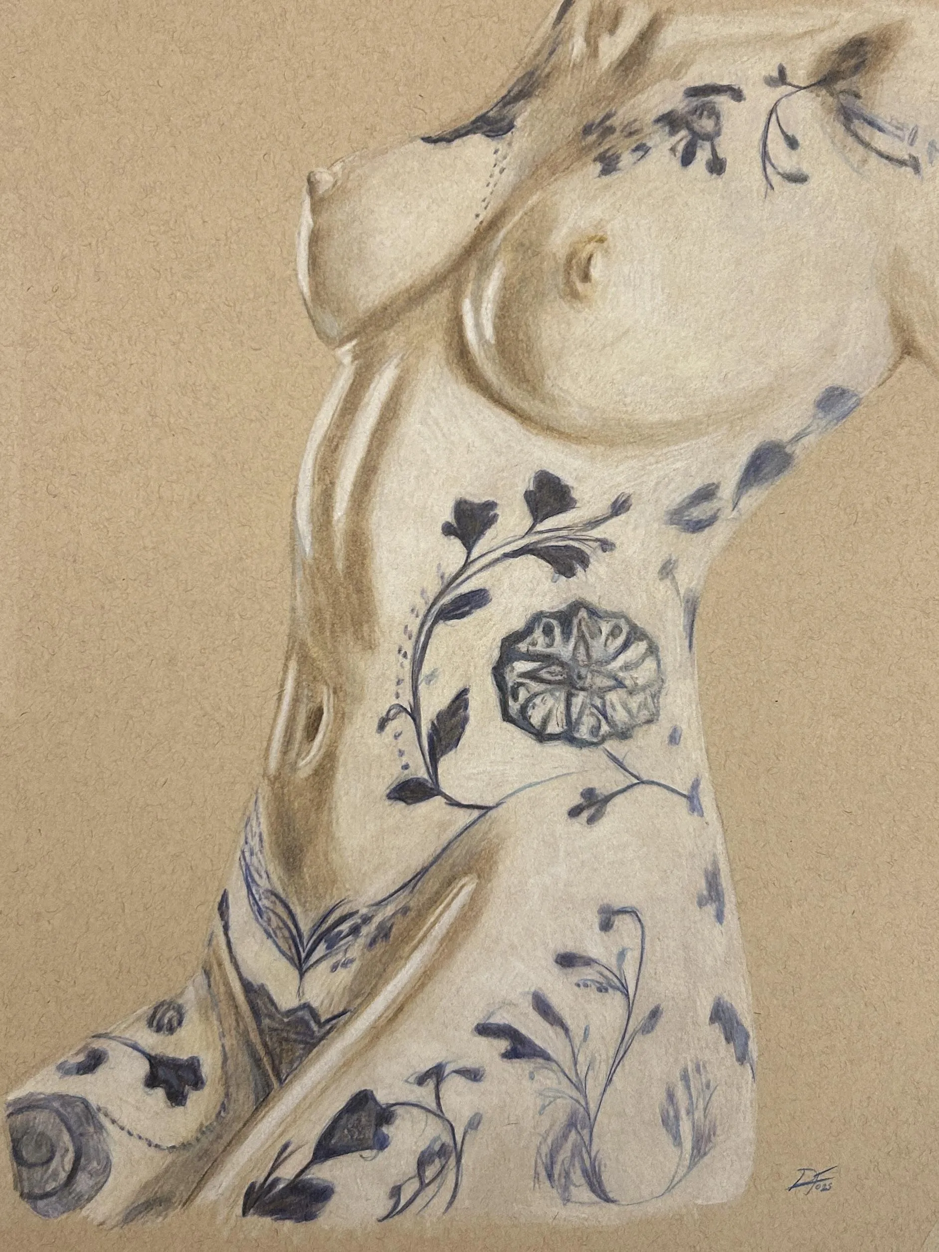 Fine China, Colored Pencil, by Me