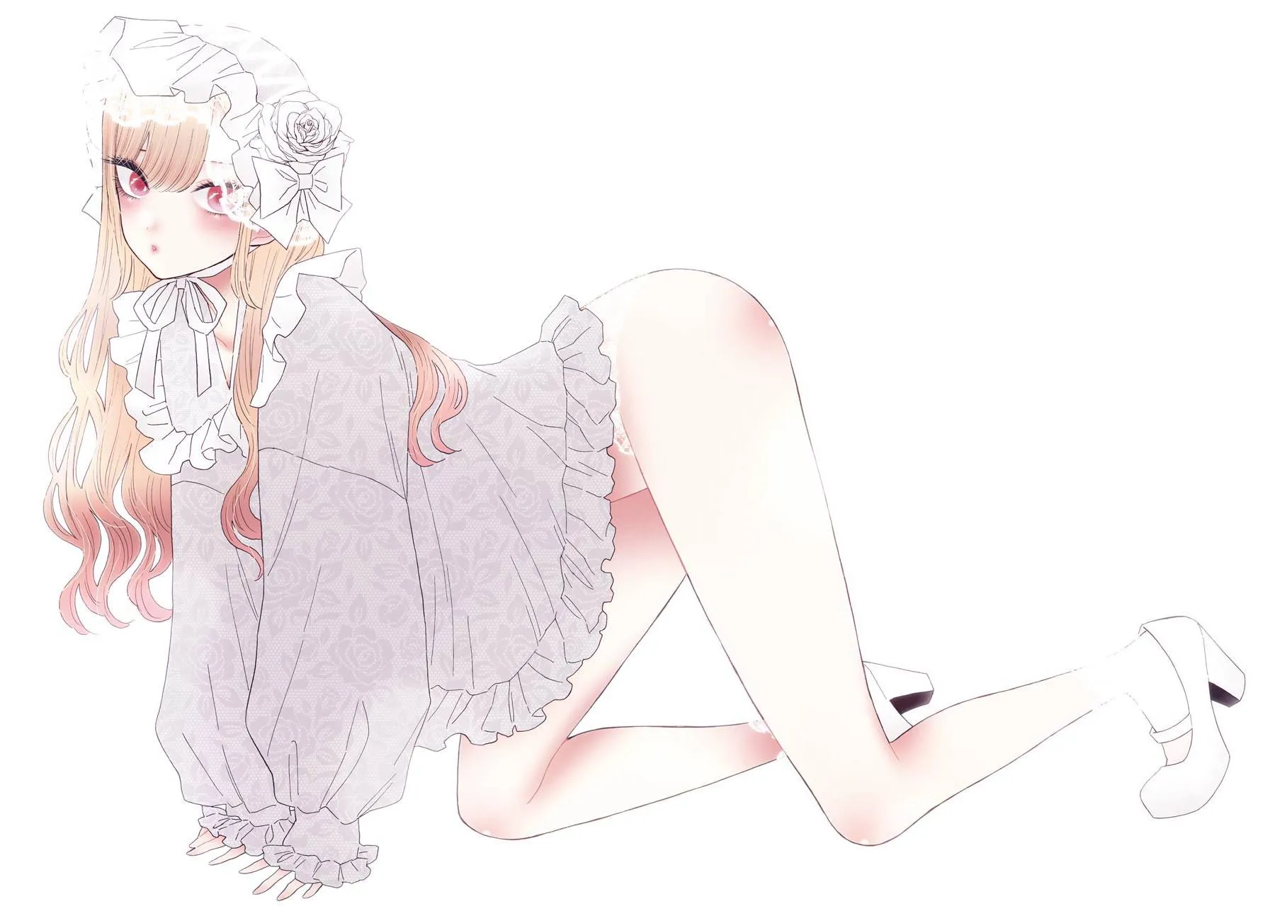Marin on all fours