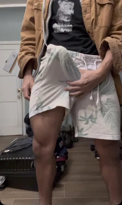 Maybe I shouldn’t wear these shorts