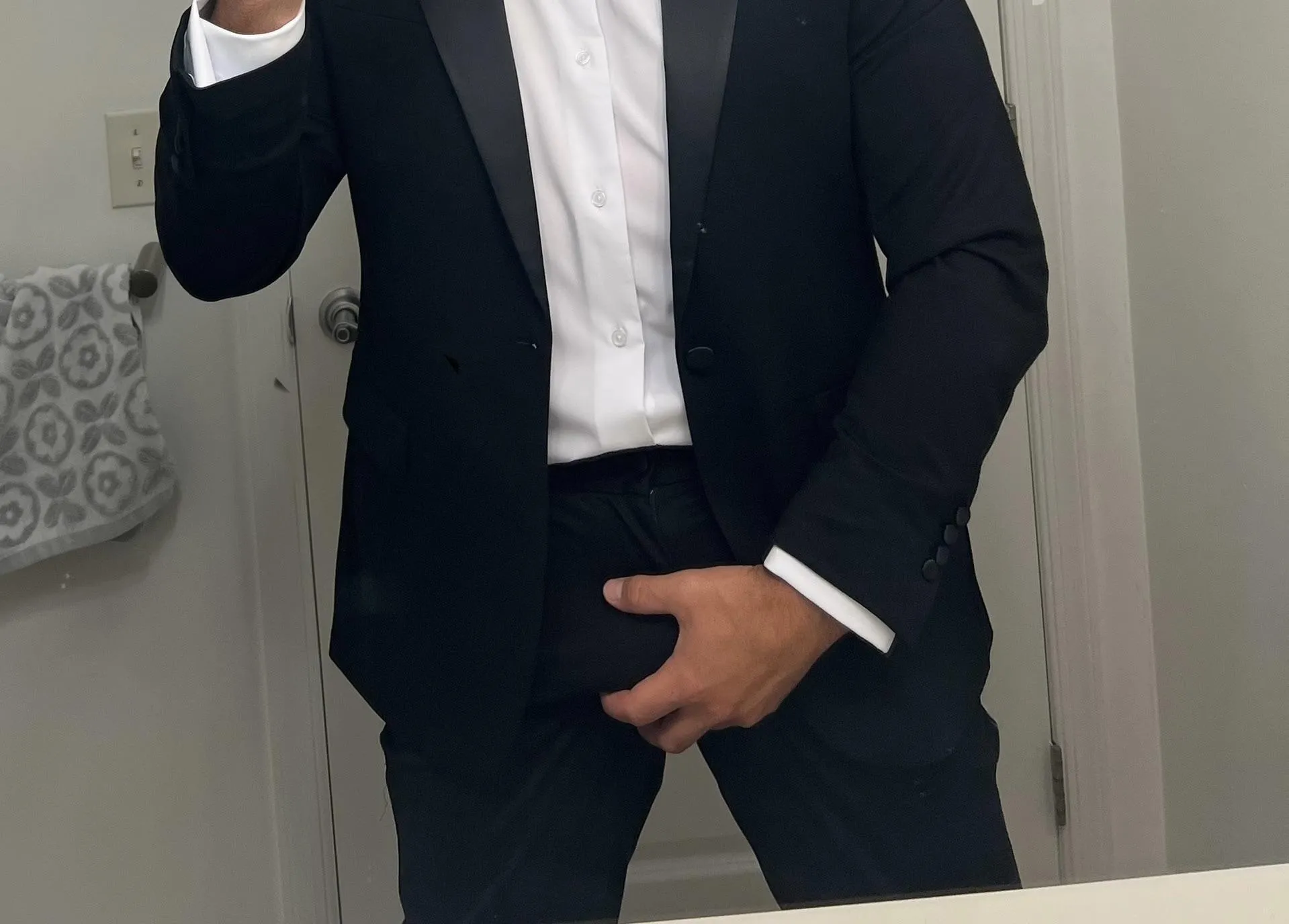 Is the Tux staying on or off? 😏