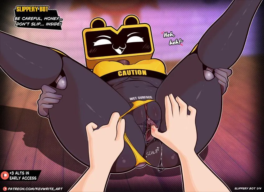 The wet floor bot doesn’t want you to slip (kevwrite)