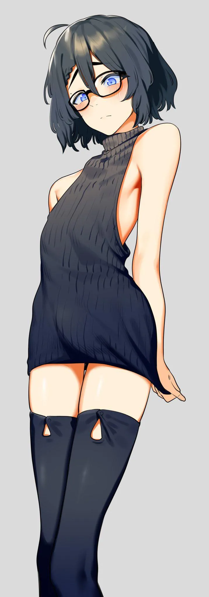 virgin killer with thigh highs