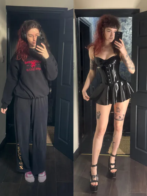 Before & after latex