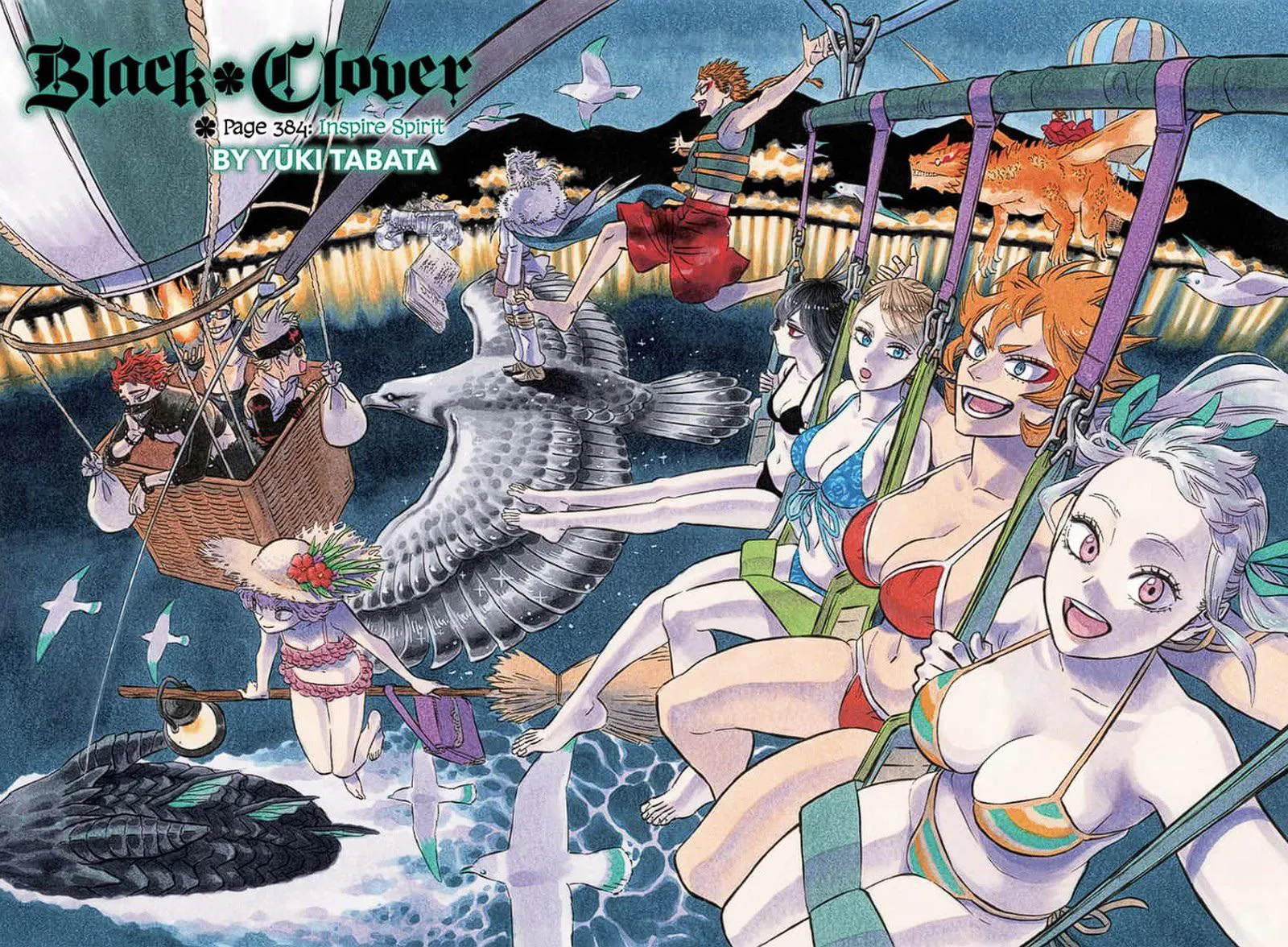 Black Clover girls in Bikinis [Black Clover Chap #384]