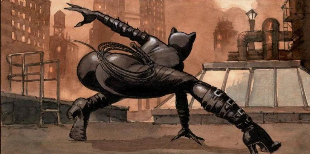 Catwoman and her equipment [Batman: The Dark Prince Charming, art by Enrico Marini]