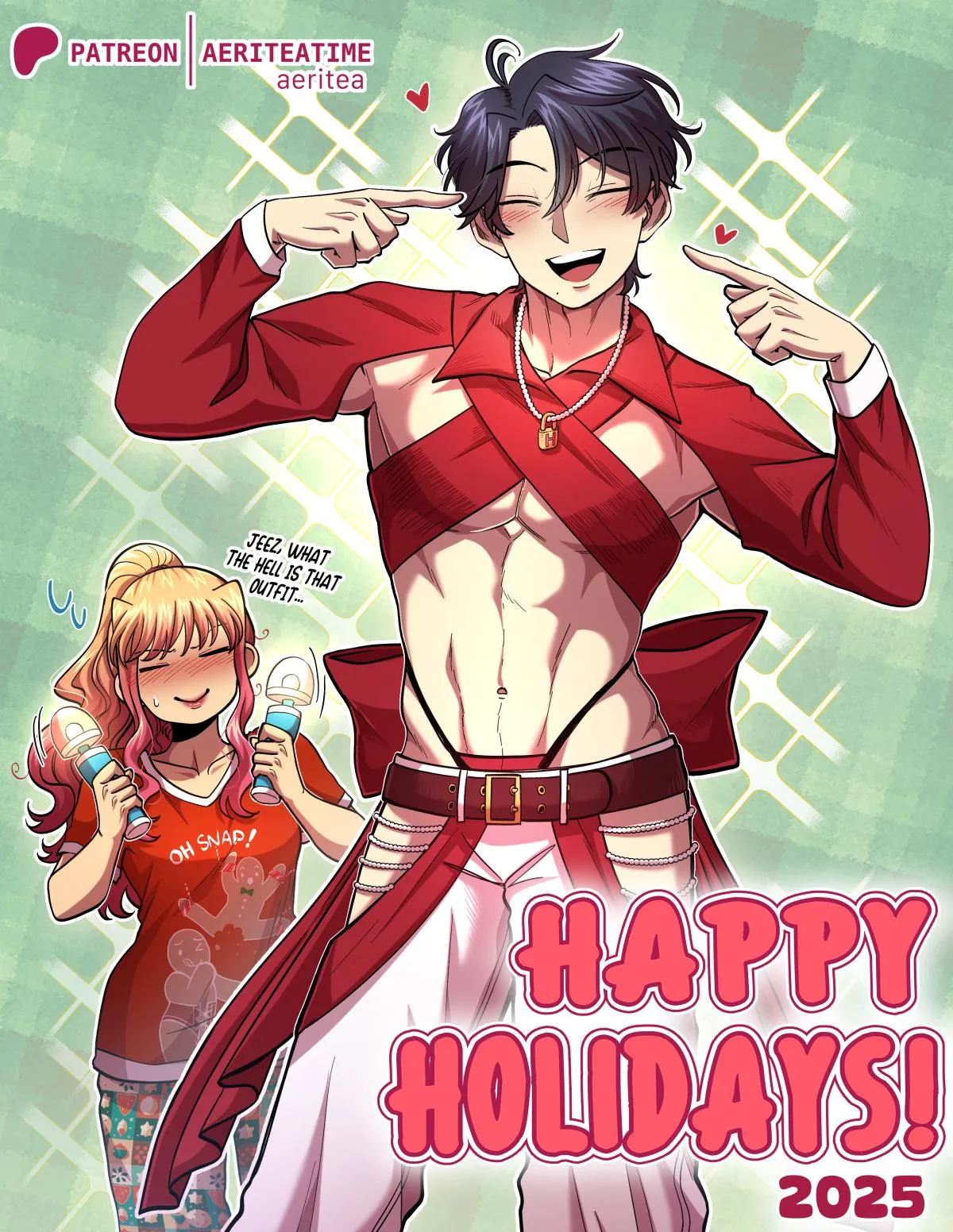 ✨❄Happy Holidays!!❄✨ feat. (whore) Mark and Hana [OC]
