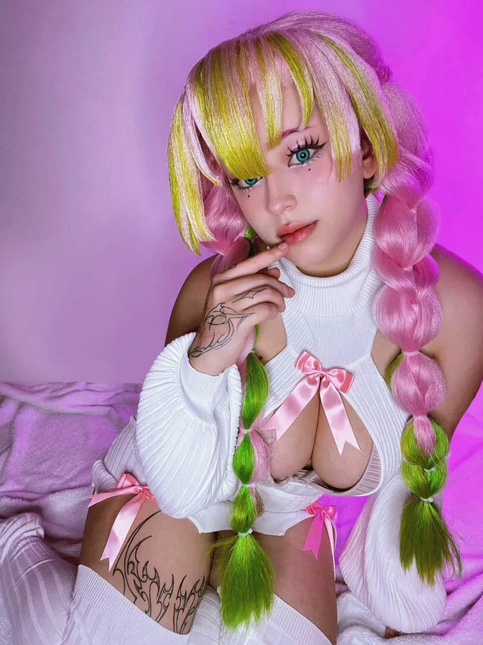 Mitsuri Kanroji from demon slayer by Yuki