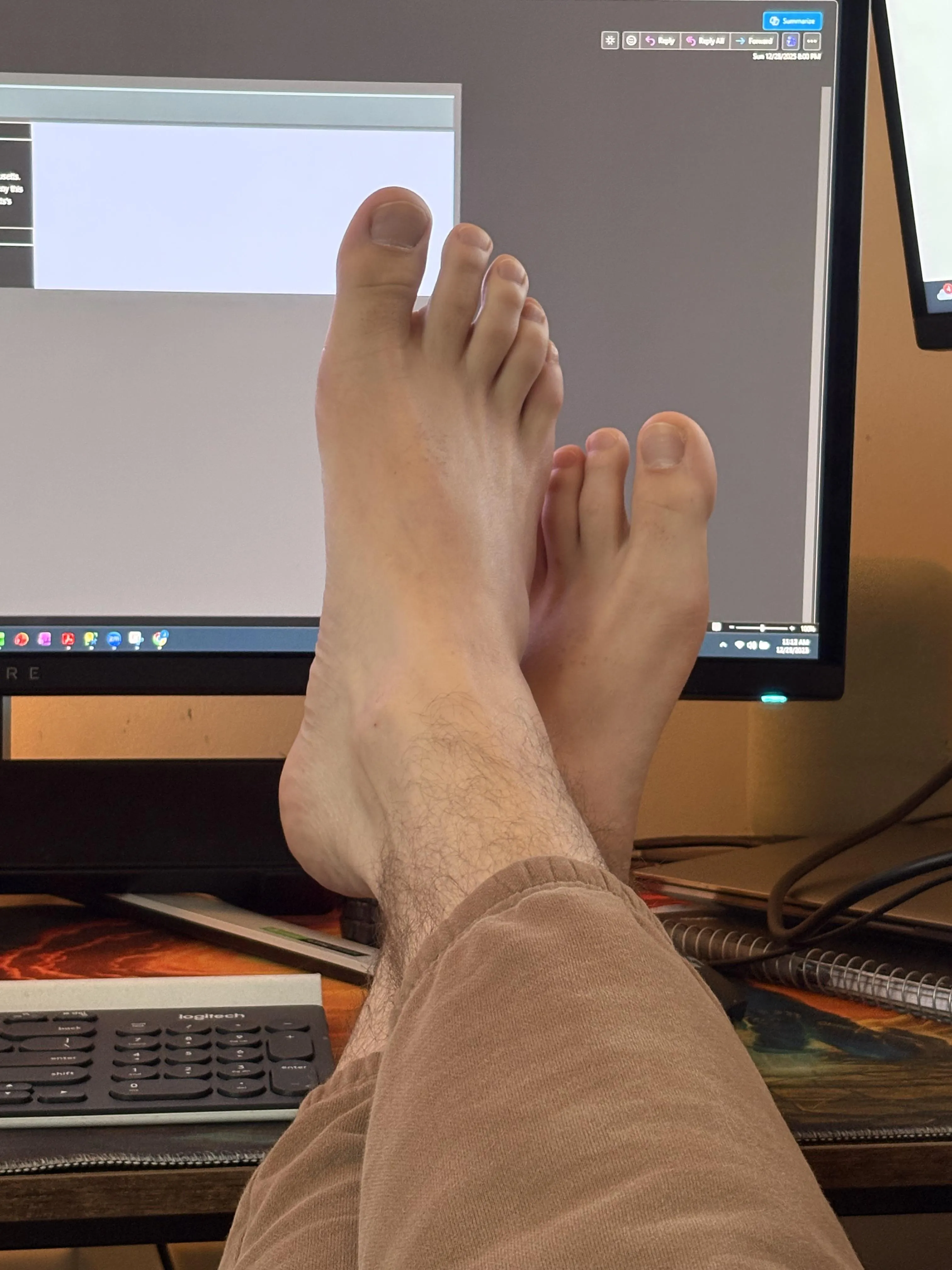 Never shared my feet before.