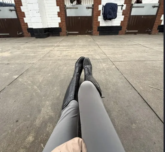 Spending a cold Boxing Day in my boots