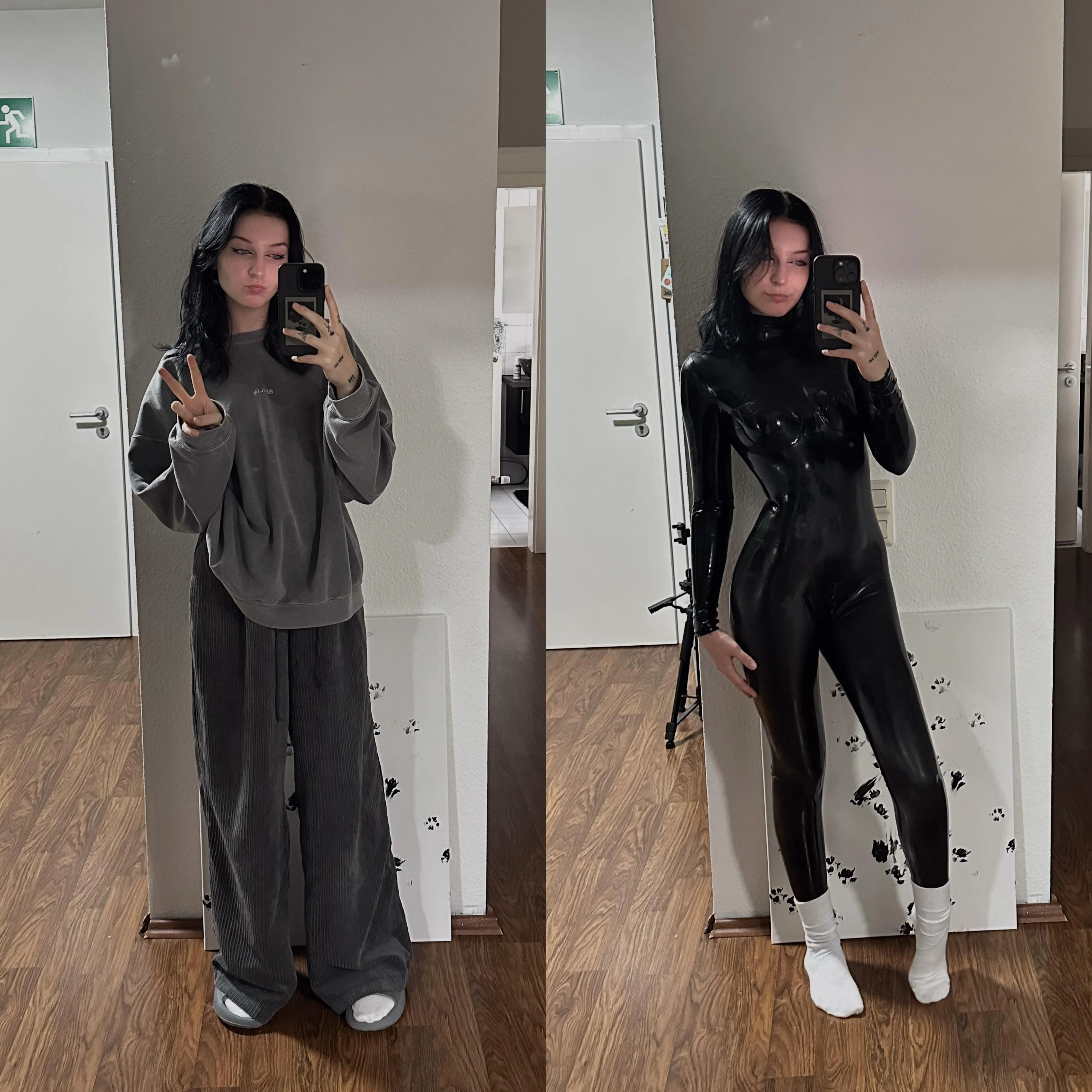 Tight and shiny 🖤