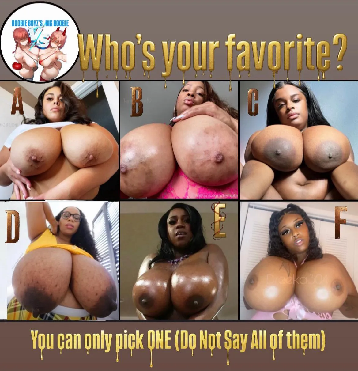 Who’s your favorite? (You can only pick one)