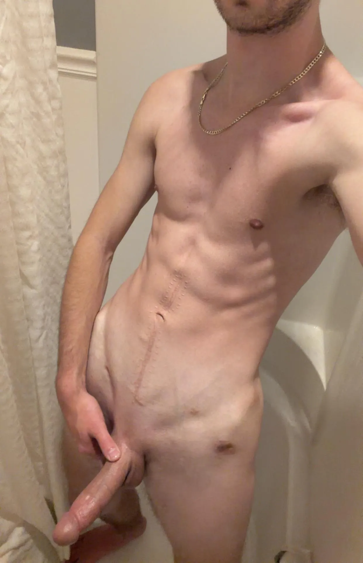 Oiled bwc in the shower;)