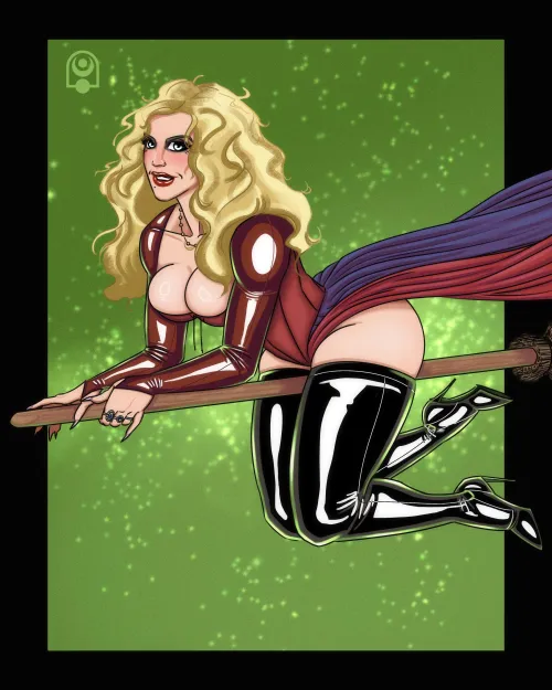 Sarah Sanderson pinup (Father Latex)