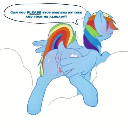 Impatient Dashie (TaissaTails) - Commissions Open