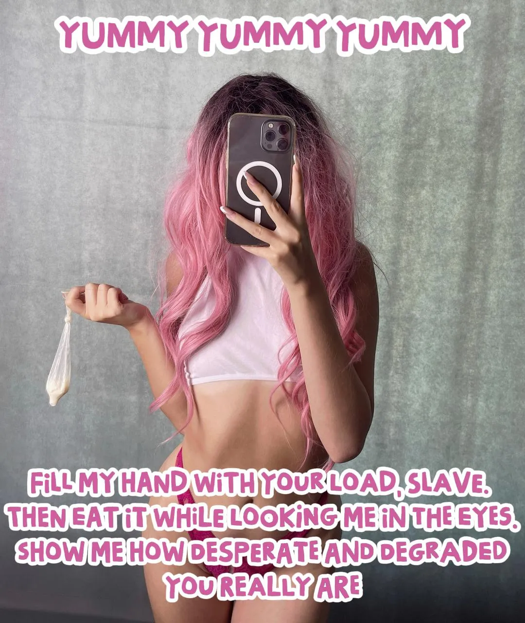 Princess wants to see how you eat all of that mess of yours 👅