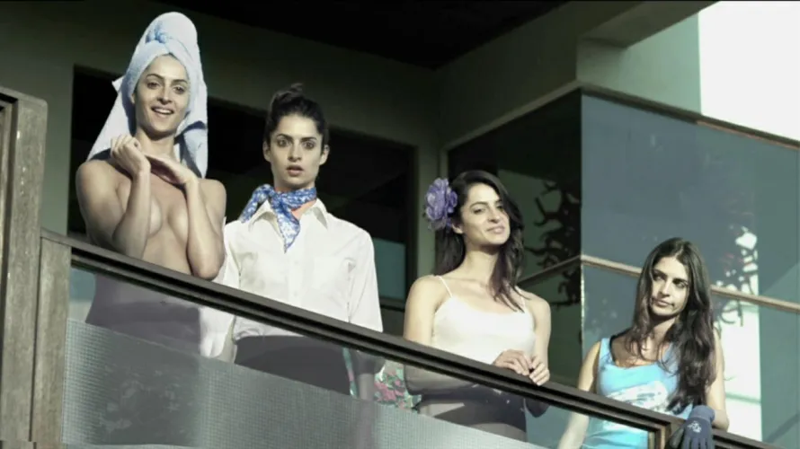 Watching from the balcony