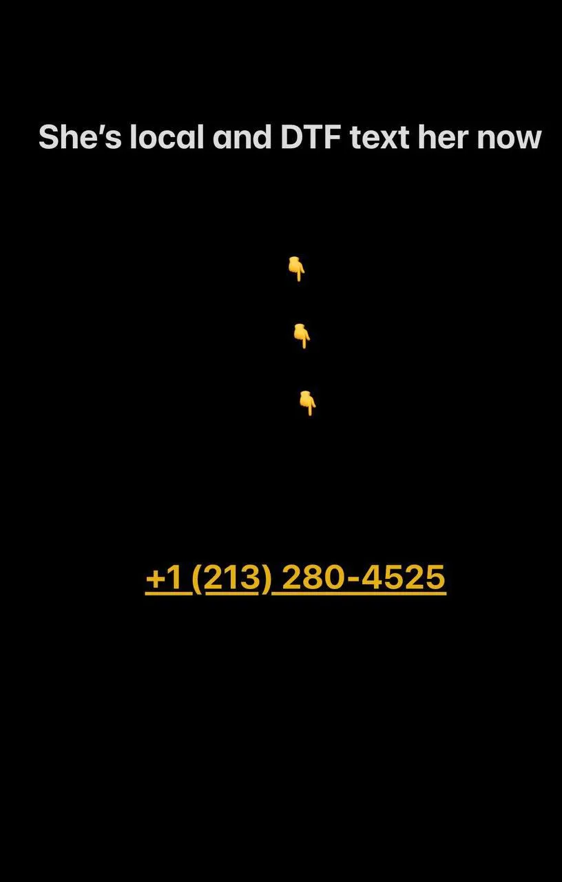 24 F She’s down to fuck text her now