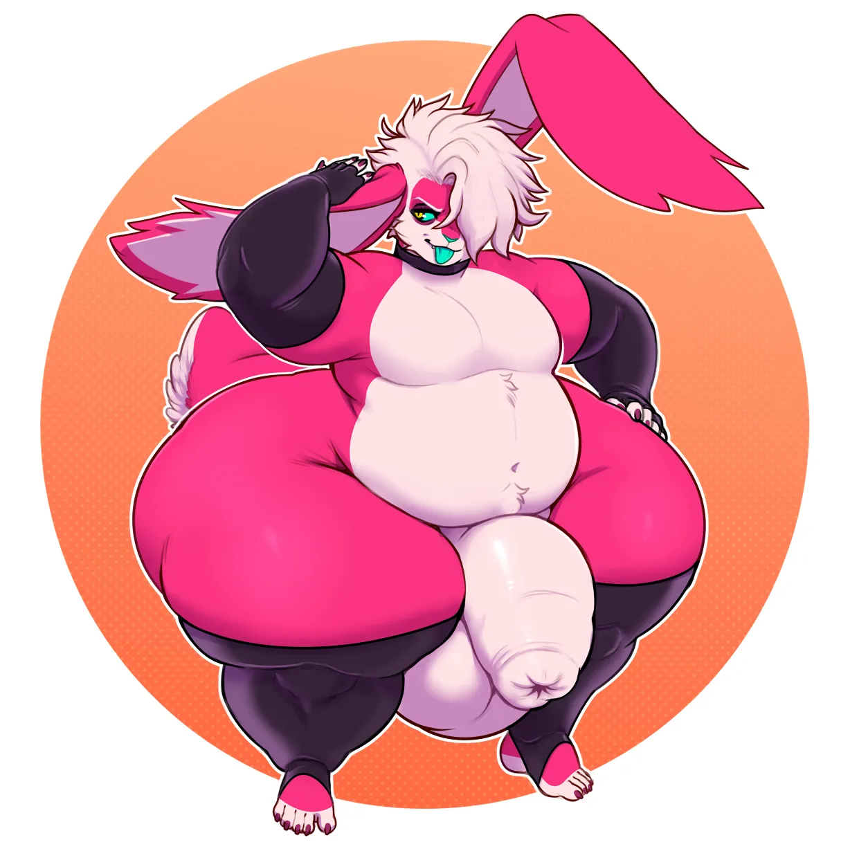 [A4A] A shortstack bunny spirit was in need of a new body, so he possesed the first one that he found. Some pink fur, some extra mass... And done! Now he just had to deal with the partner of the person he possesed